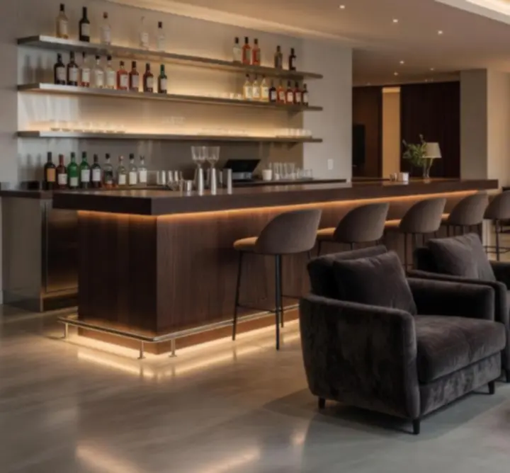 Nowoczesne wnętrze baru i restauracji Di Piu MAGDALENA SIERAJ